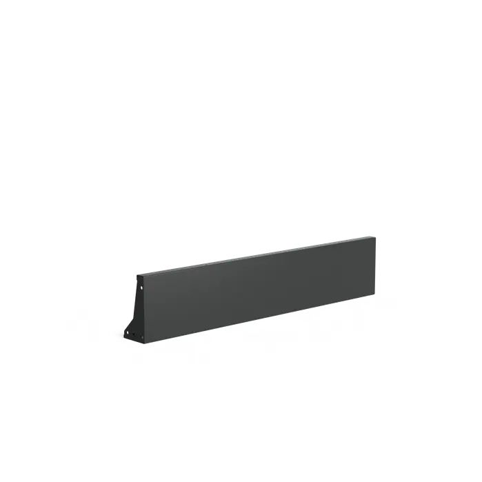 Gecoat stalen keerwand - recht | 200 x 15 x 30 cm