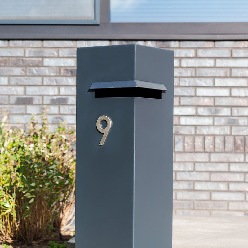 Briefkasten IVAR Aluminium 35×35×120 cm