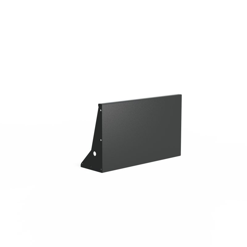 Gecoat stalen keerwand 100 x 30 x 60 cm – recht, smalle bovenrand