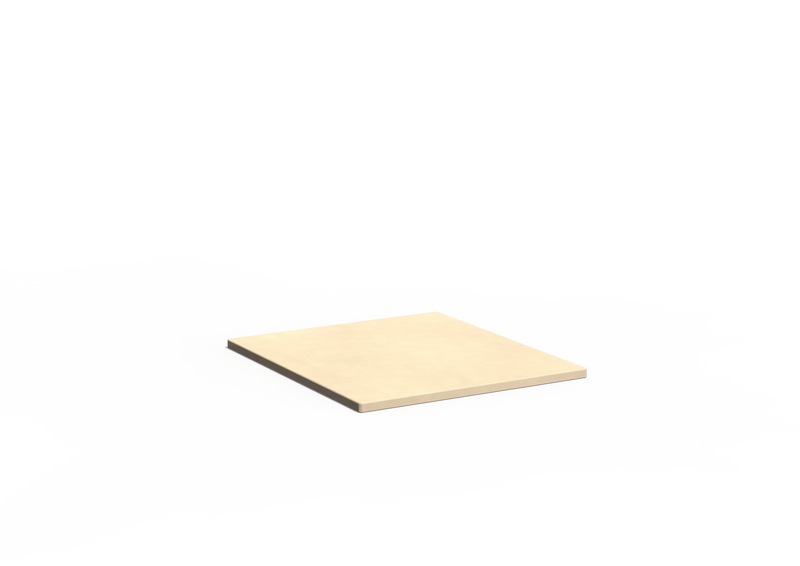 Pizzasteen Cordieriet  33 x 33 x 1.5 cm