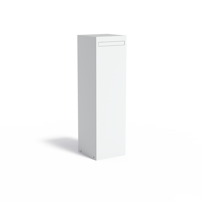 Aluminium Briefkasten NOX | 35 × 35 × 120 cm