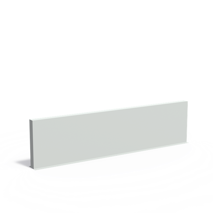 Polyester Gartenmauer | 400 x 15 x 100 cm