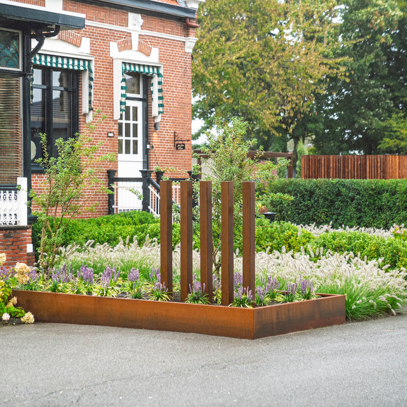 Tuinpaal 100 x 100 x 1500 mm (per stuk) - Cortenstaal