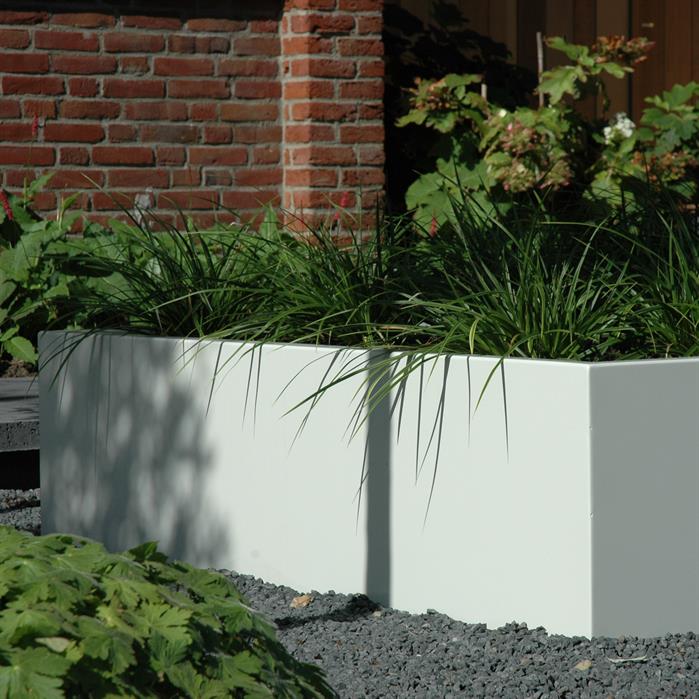 CARREZ aluminium plantenbak 120x120x80 cm zonder bodem