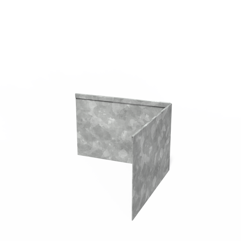 Außenecke Rasenkante – Verzinkt 300×70×2 mm