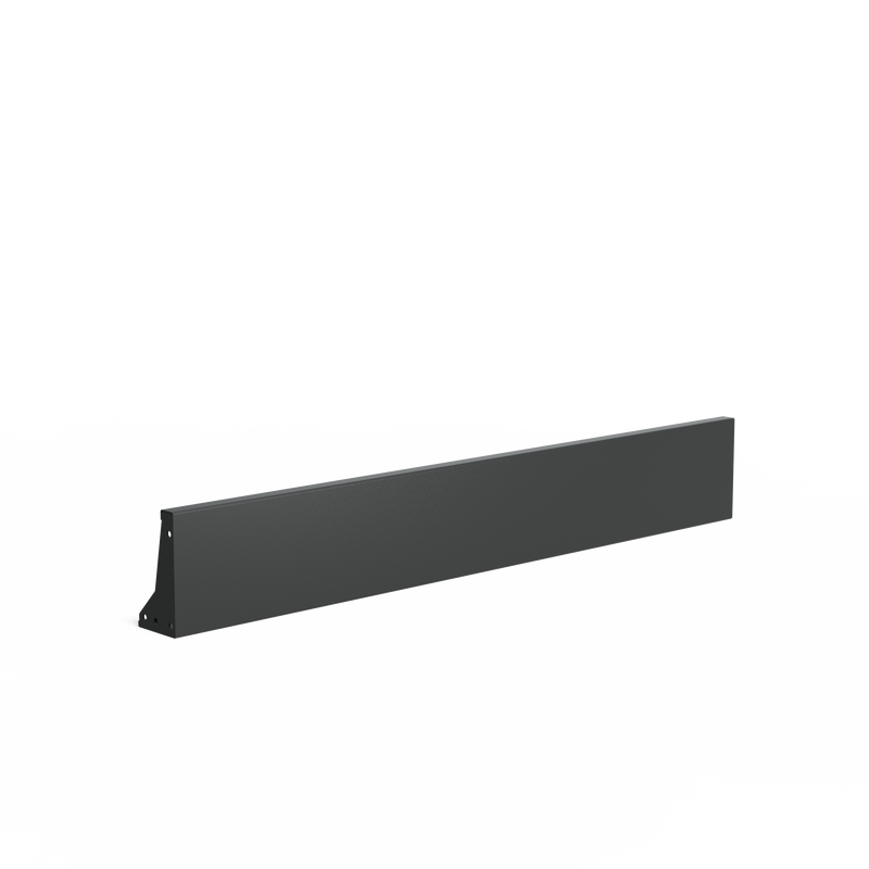Gecoat stalen keerwand 200 x 15 x 30 cm – recht, smalle bovenrand