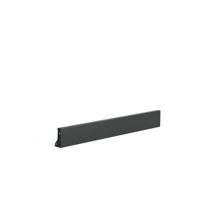 Stützwand - Gerade | 150 x 10 x 20 cm | Aluminium