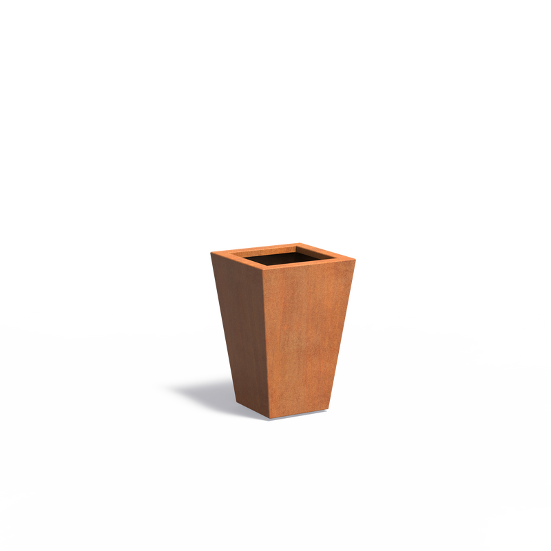 TAP 40 x 40 x 60 cm - Cortenstaal plantenbak met bodem