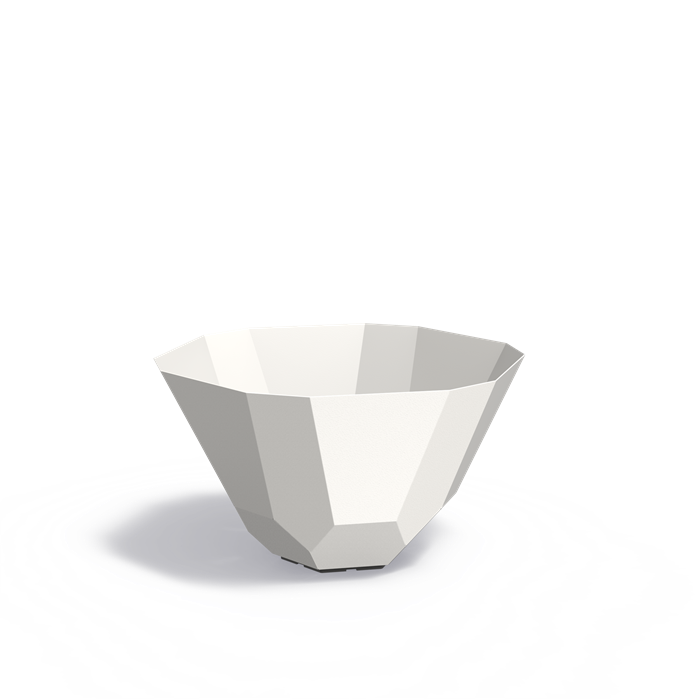 Aluminium Pflanzkübel FACET – Zwölfeckig, modern & wetterfest | 100 x 60 cm