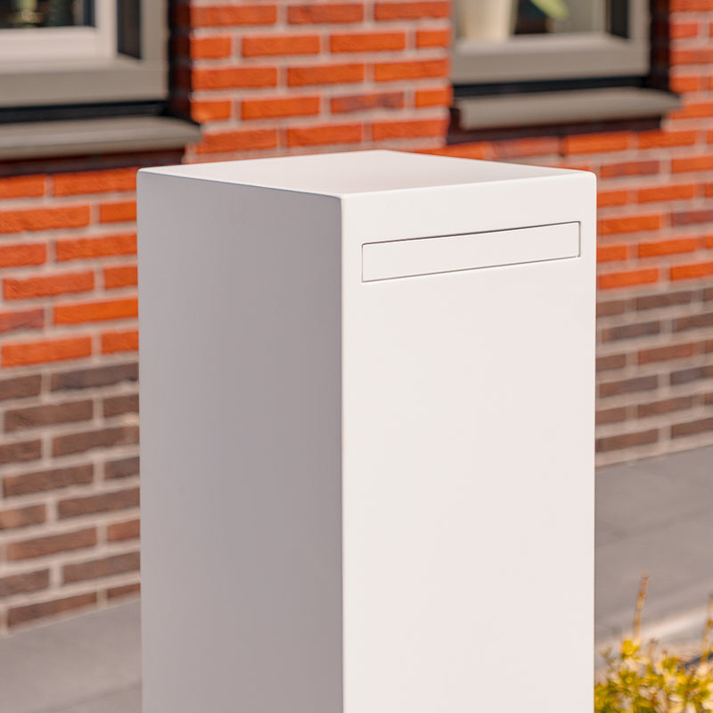 Aluminium Briefkasten NOX | 35 × 35 × 120 cm