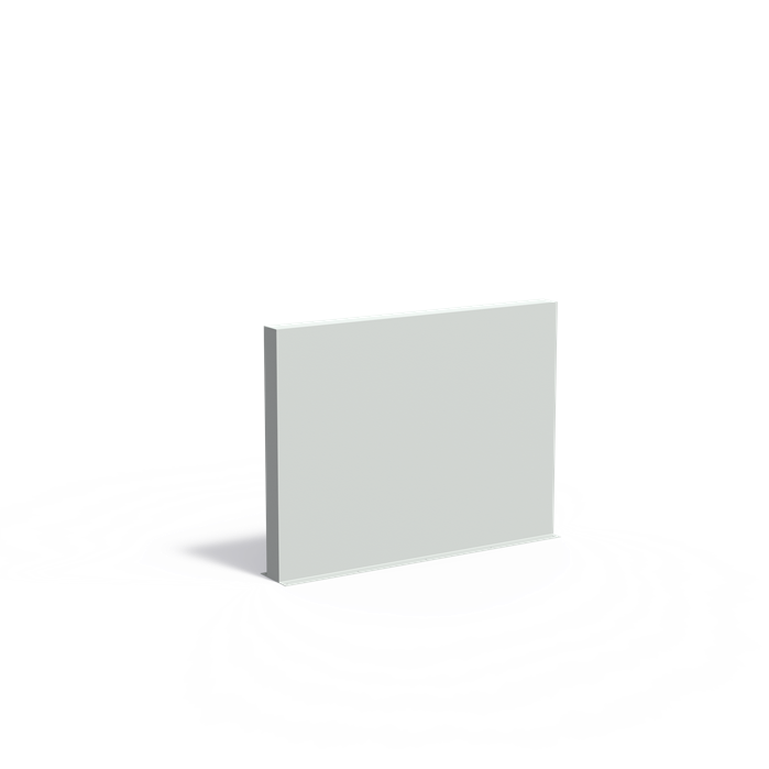 Polyester Gartenmauer | 200 x 15 x 150 cm