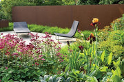 Adezz Corten tuinwand sfeer beplanting 