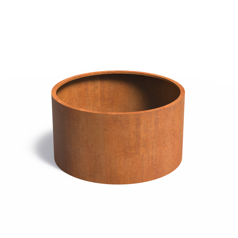 Cortenstahl Pflanzkübel CIRCUM ohne Boden | ø 150 x 80 cm