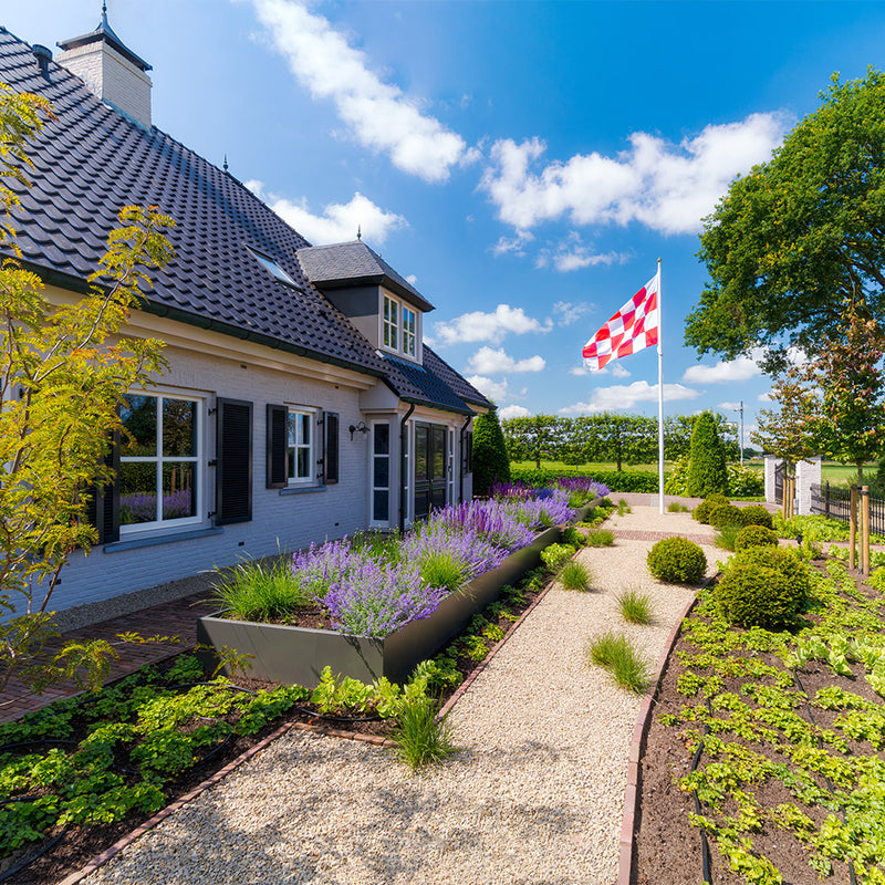 Stützwand - Gerade | 200 x 25 x 50 cm | Aluminium