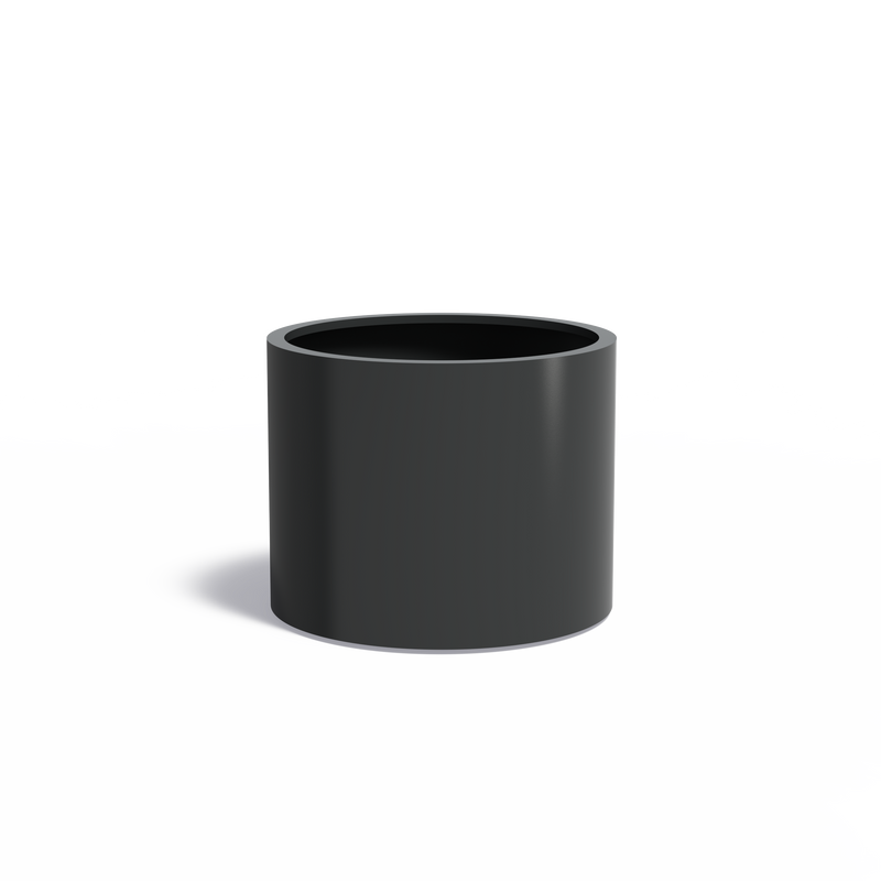 CIRCUM aluminium plantenbak rond ø100x80 cm met wielen