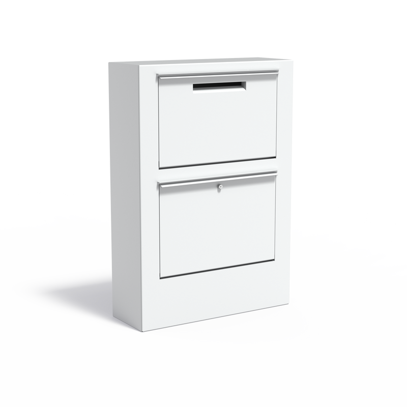 Aluminium pakketbrievenbus PACA 87 x 30 x 125 cm