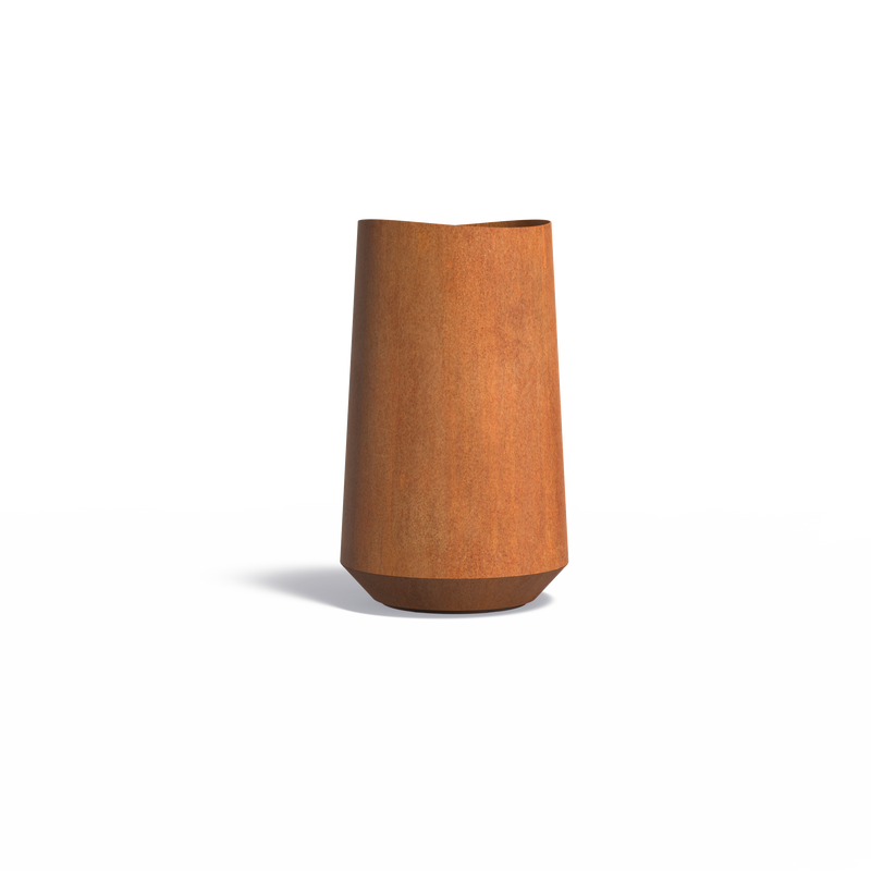 VELIS ronde cortenstaal plantenbak 60x100