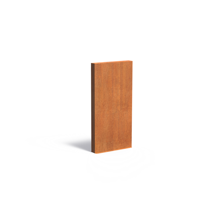 Cortenstaal tuinmuur | 100 x 15 x 200 cm