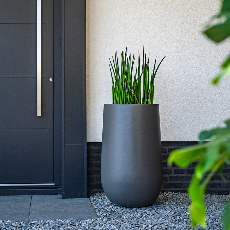 LORA ronde polyester plantenbak ø60x30 cm