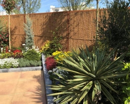 Kokowall tuinscherm met corten frame