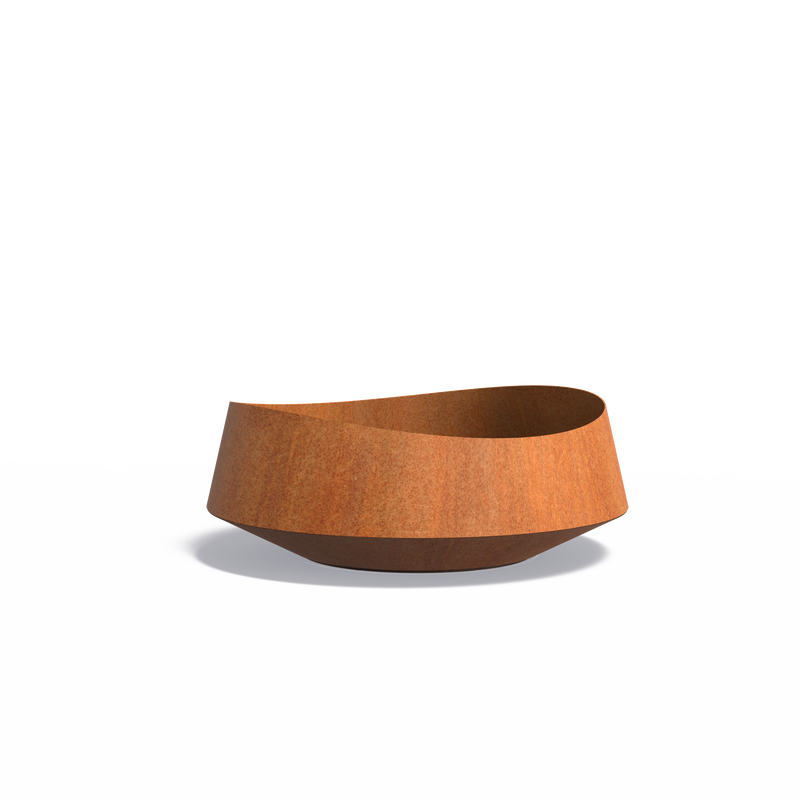 VELIS ronde cortenstaal plantenbak 120x45