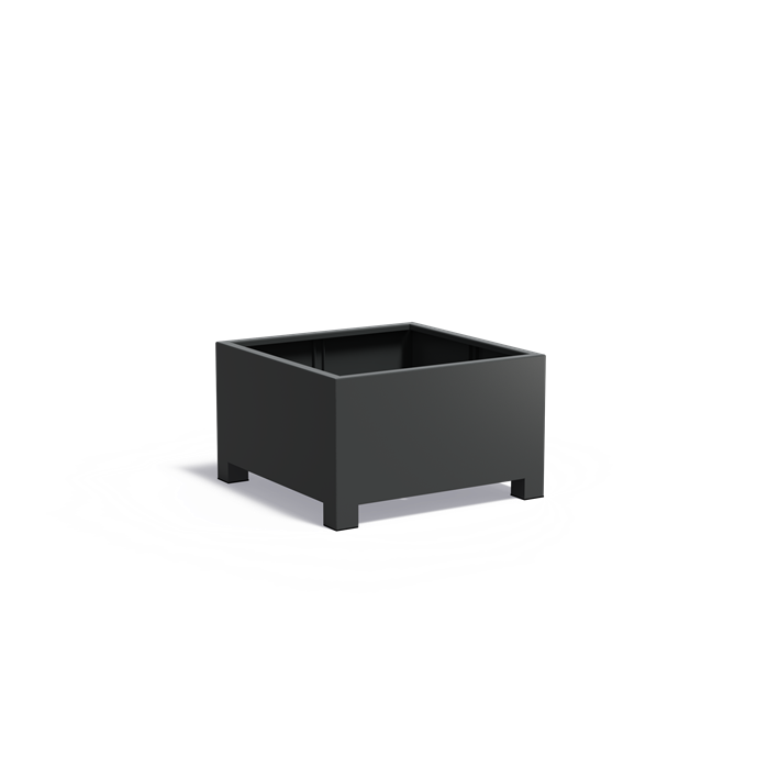 CARREZ aluminium plantenbak 100x100x60 cm met poten