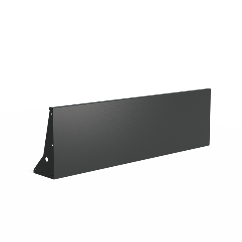 Gecoat stalen keerwand 200 x 30 x 60 cm – recht, smalle bovenrand