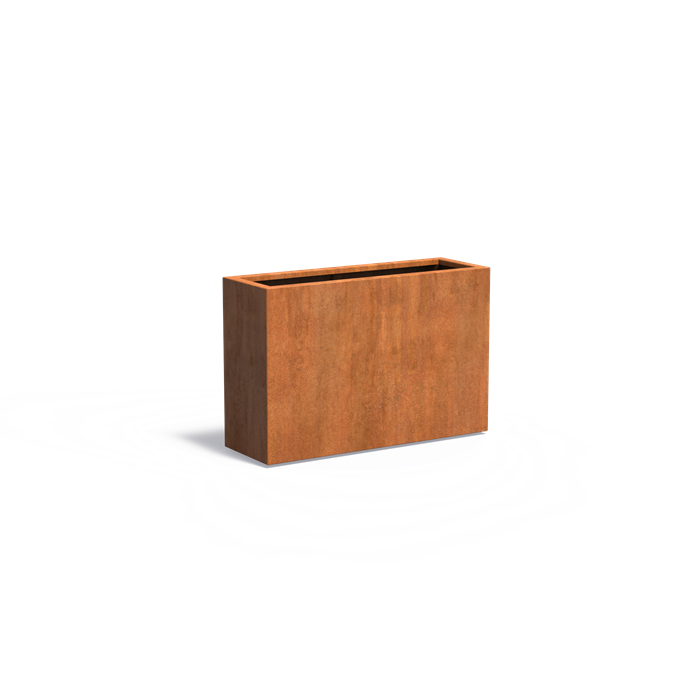 CARREZ rechthoekige cortenstaal plantenbak 120x40x80