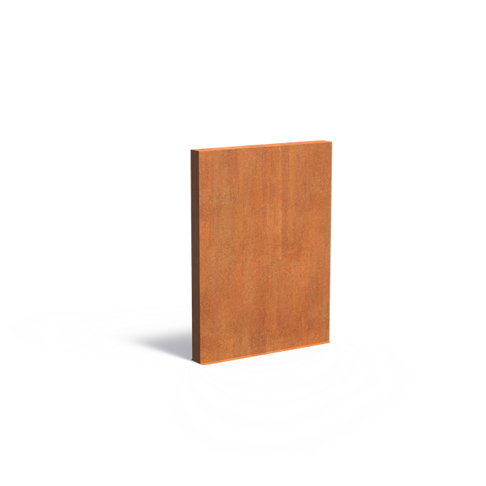 Cortenstahl Gartenmauer | 150 x 15 x 200 cm