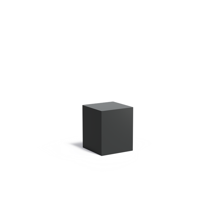 Aluminium sokkel | 50 x 50 x 60 cm