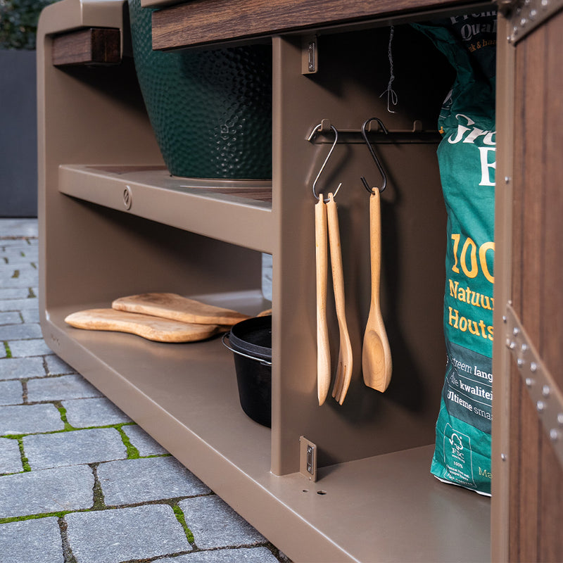 STATION Kamado 150 x 75 x 93 cm - aluminium