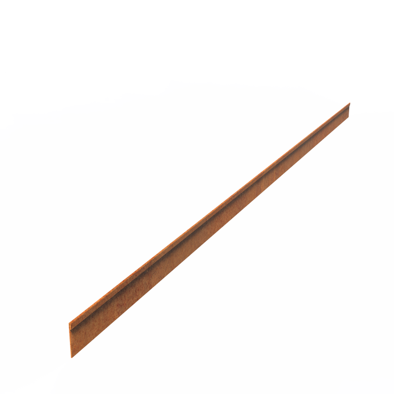 Rasenkante aus Cortenstahl gepresst | 2300 × 2 × 70 mm (Preis pro Stück)