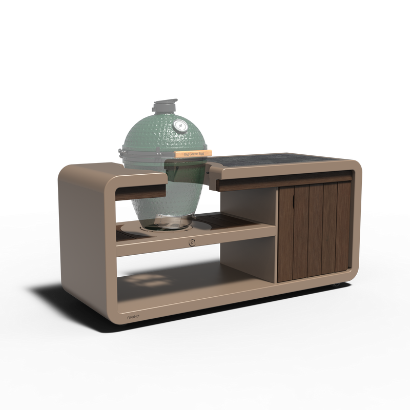 STATION Kamado 200 x 75 x 93 cm - aluminium