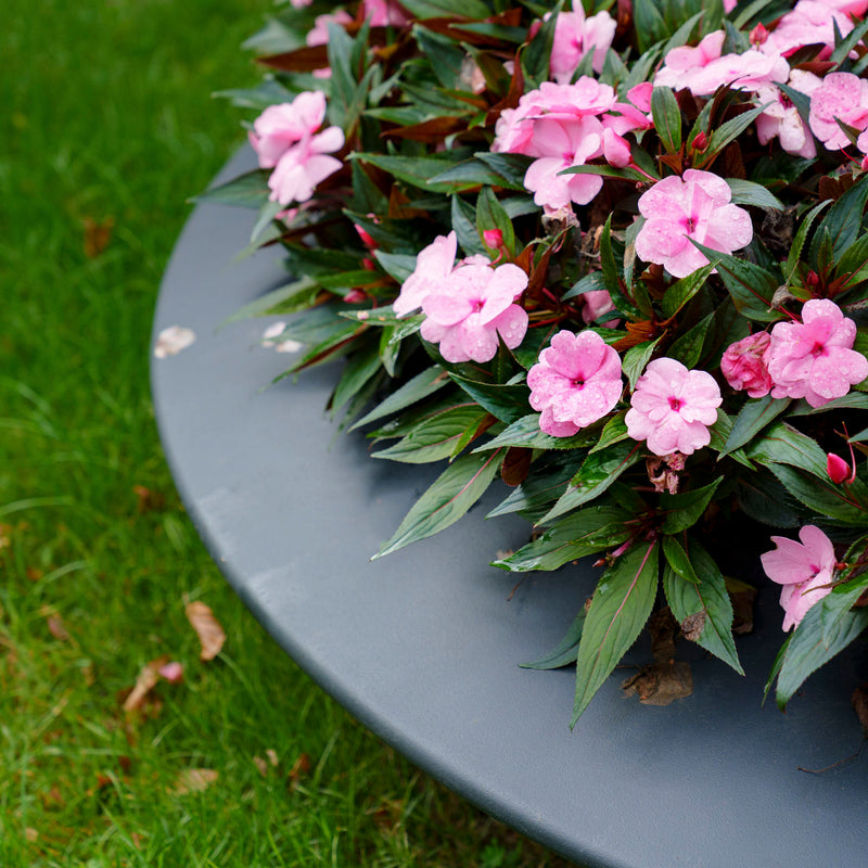 MALVA ronde polyester plantenschaal ø120x20 cm