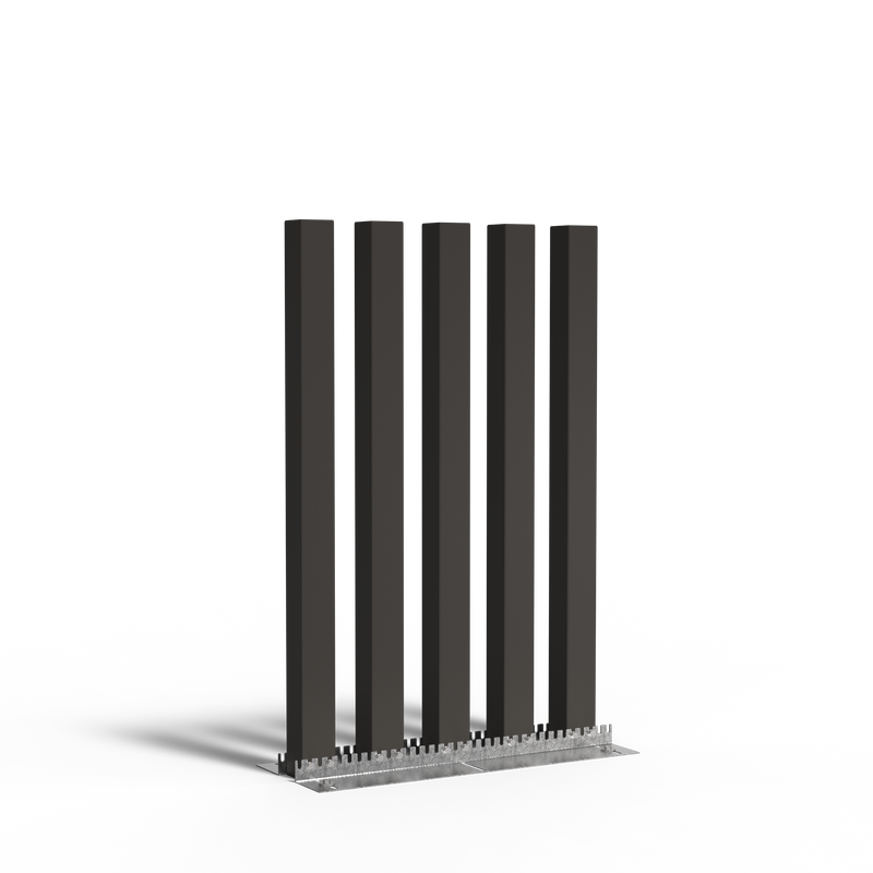 Gecoat staal tuinpalen 150 cm – set van 5 Varibo