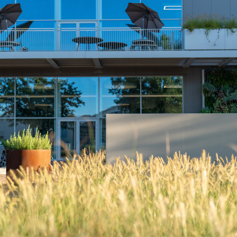 Polyester Gartenmauer | 400 x 15 x 100 cm