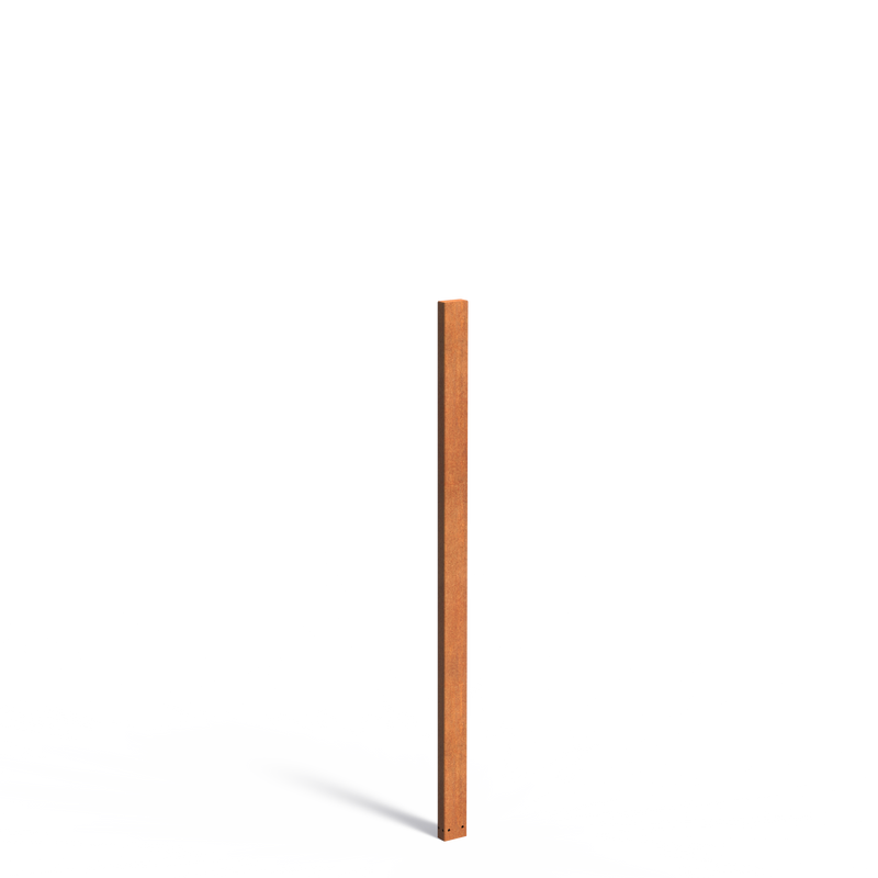 Tuinpaal 100 x 50 x 2000 mm (per stuk) - Cortenstaal