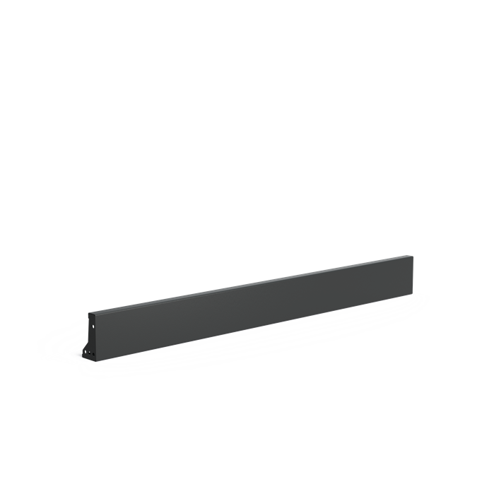Stützwand - Gerade | 200 x 10 x 20 cm | Aluminium
