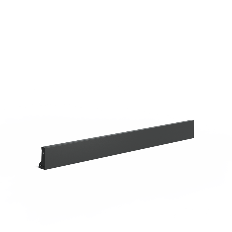 Stahl-Stützwand pulverbeschichtet – Gerade | 200 × 10 × 20 cm