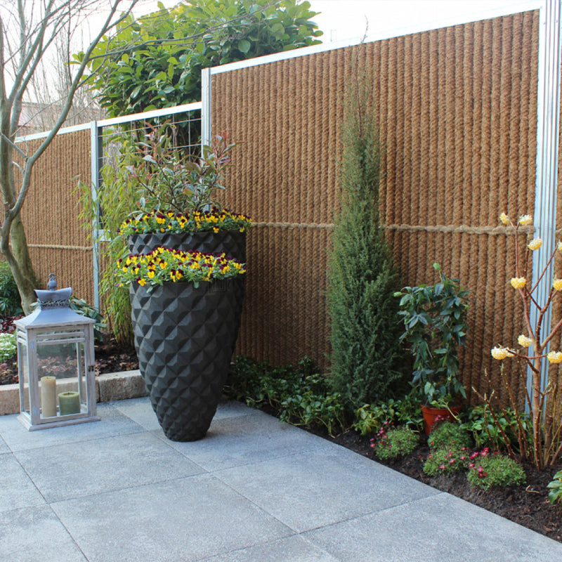 Kokowall tuinscherm met JB metallic paal