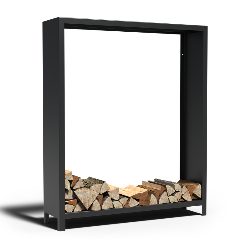 LOGG houtopslag 150 x 40 x 180 cm - gecoat staal
