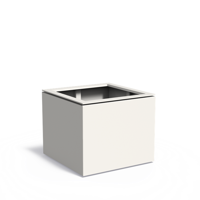 DOMUS aluminium plantenbak 85x85x70 cm zwevende rand