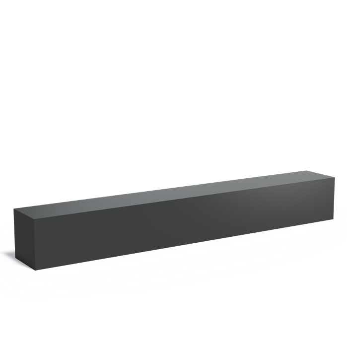 Aluminium Sockel | 300 x 40 x 40 cm