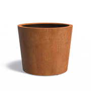 Conic planter cortenstaal