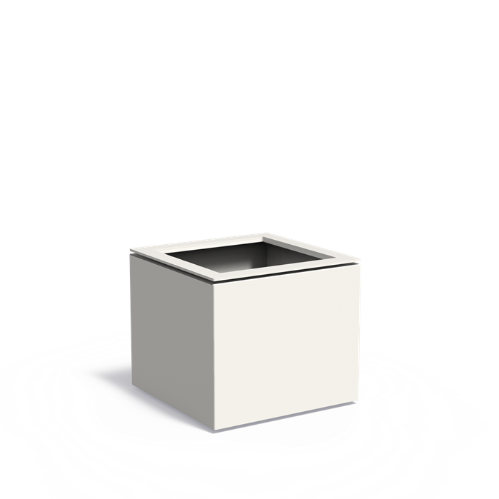 DOMUS aluminium plantenbak 70x70x70 cm zwevende rand