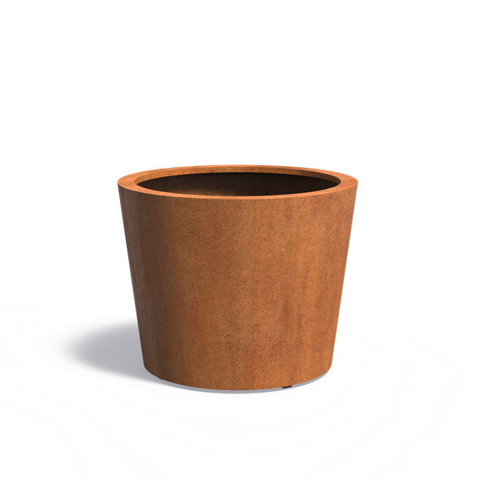 cortenstaal planter conic