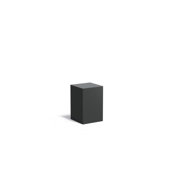 Aluminium sokkel | 40 x 40 x 60 cm