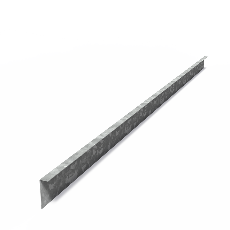 Kantopsluiting verzinkt - gezette rand 2300x2×100 mm