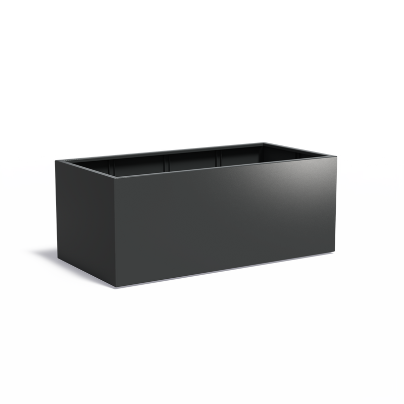 CARREZ aluminium plantenbak 200x100x80 cm met bodem