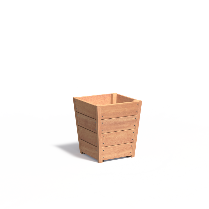 TAP vierkante hardhout plantenbak 50x50x57.4 cm
